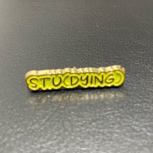3/$35 | Stu(dying) Funny Brooch Lapel Pin Badge Accessory